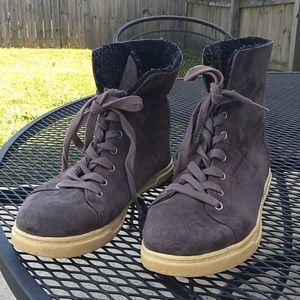 Men's 9.5 gray indigord Grunge high top